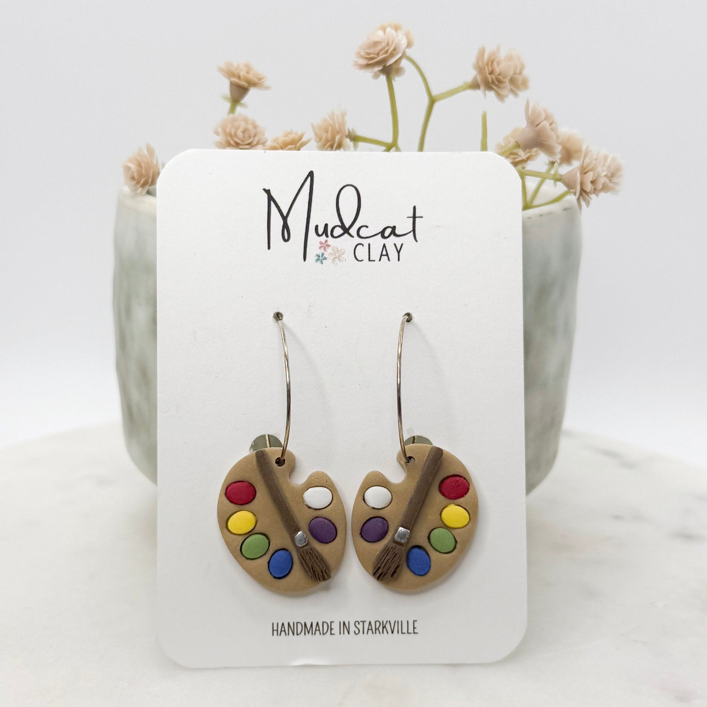 Paint Palette Earrings