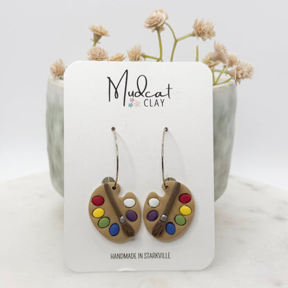Paint Palette Earrings