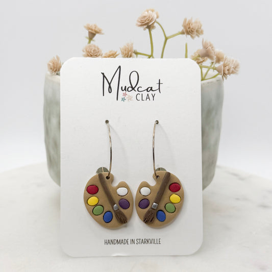 Paint Palette Earrings