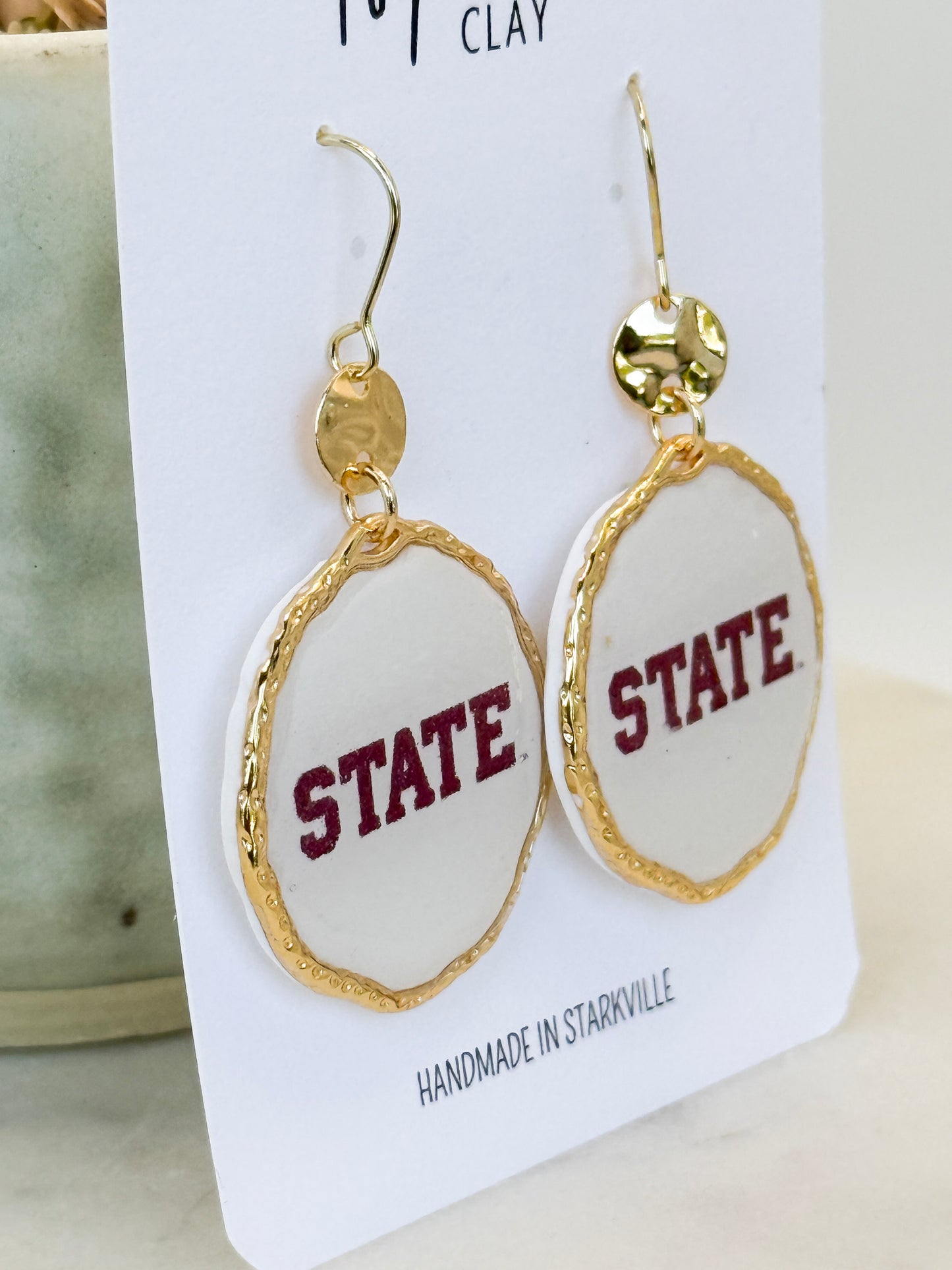 Mississippi State | STATE Halo Earrings