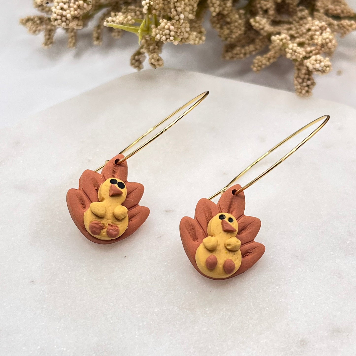 Thanksgiving Turkey | Gold Hoop