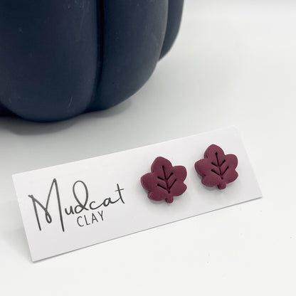 Maple Leaf Studs | Various Colors
