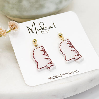 Mississippi State | "hail state" Script on State of MS (WHOLESALE)