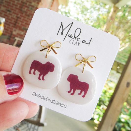 Mississippi State | Silhouette Bully Earrings
