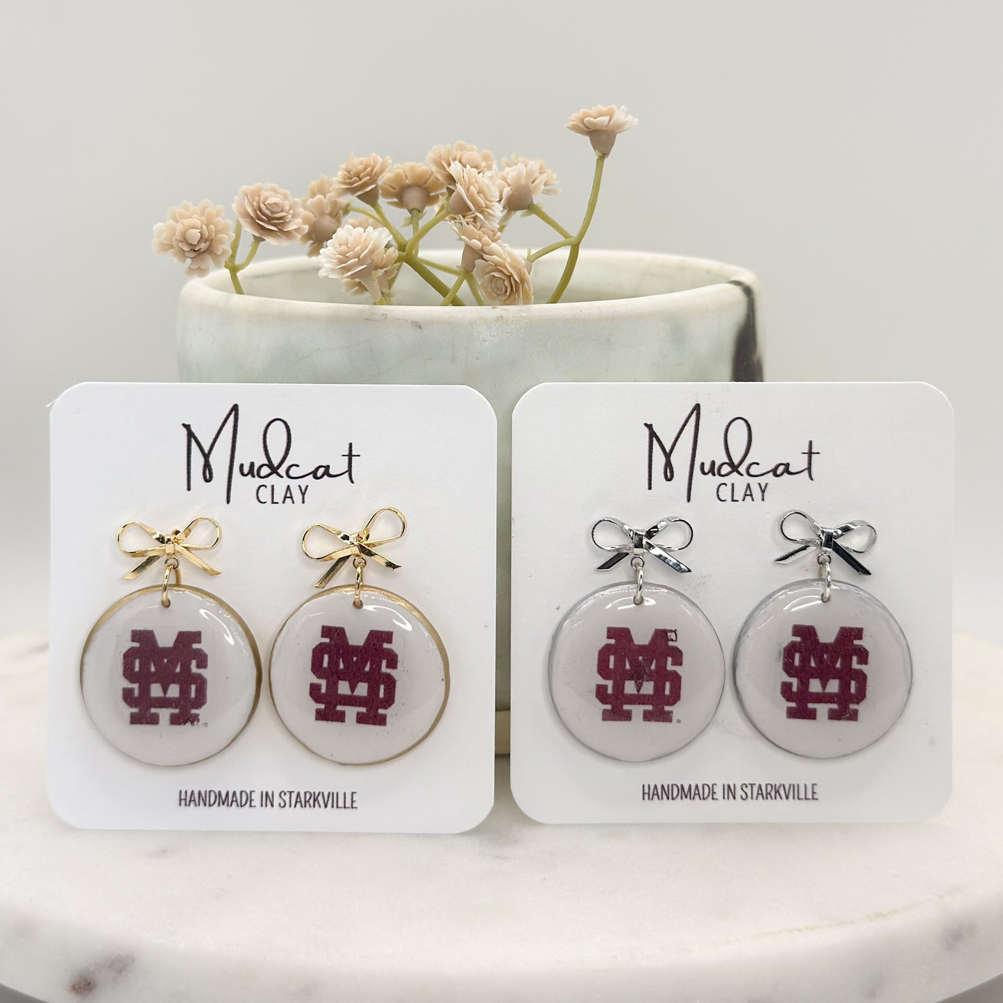 Mississippi State | M over S w/ Bows