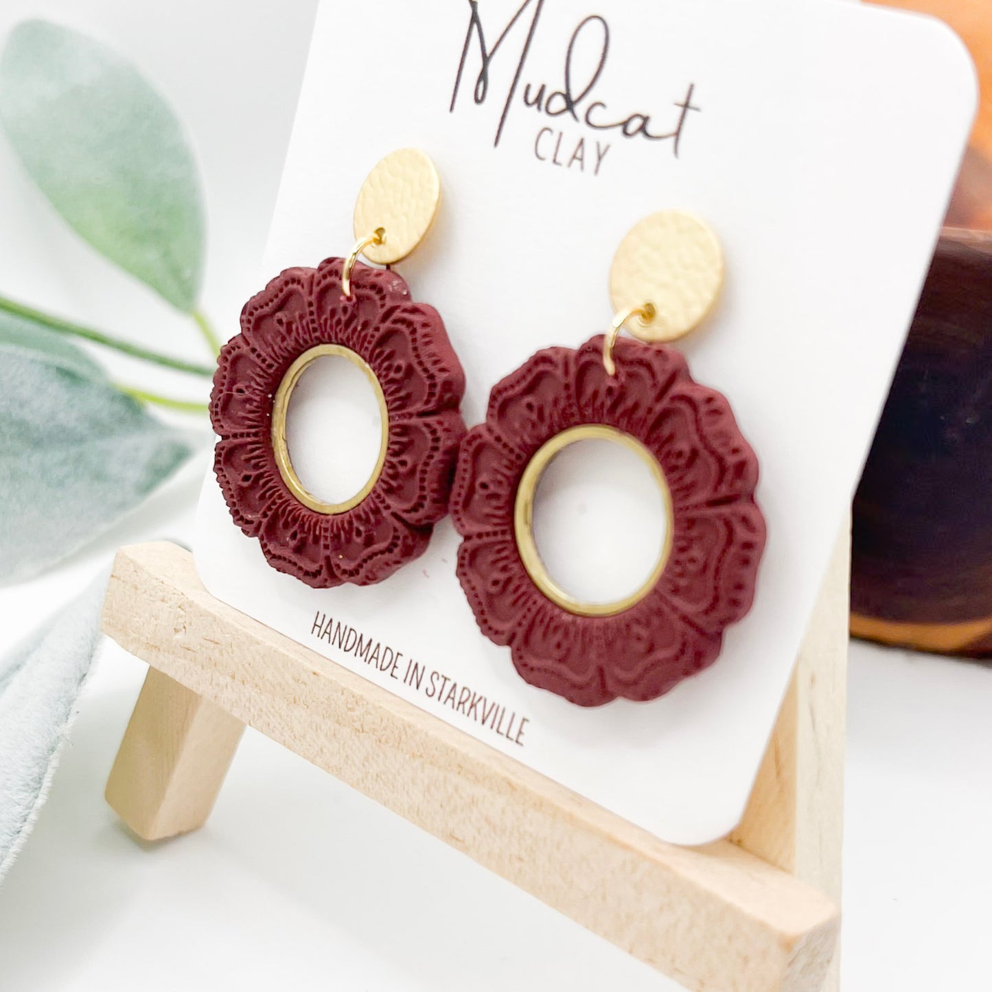 Small Hollow Mandala  | Maroon