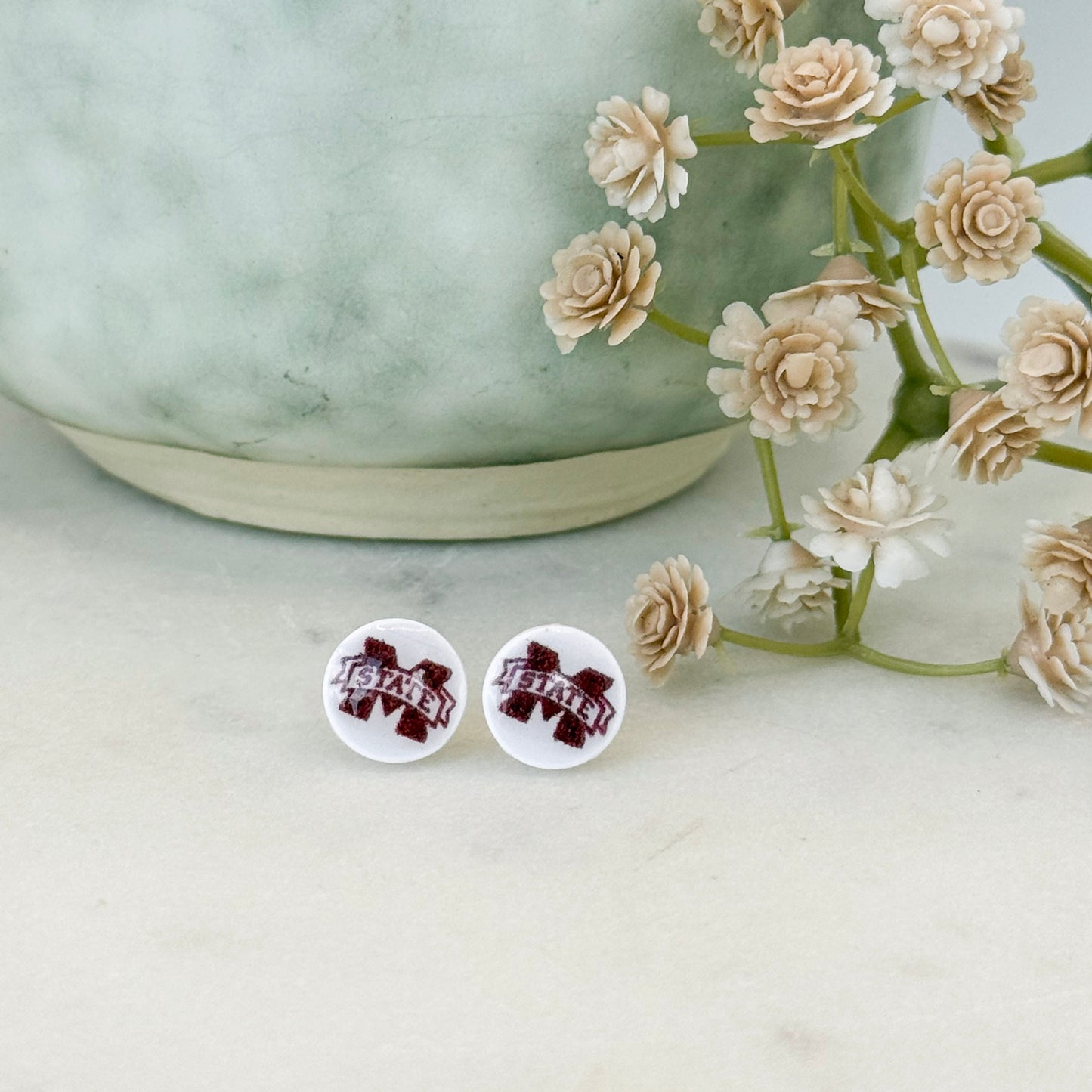 Mississippi State | Mini MSU Logo Studs