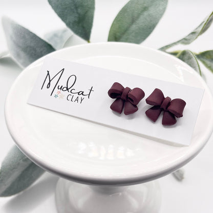 3D Bows Studs | Various Colors