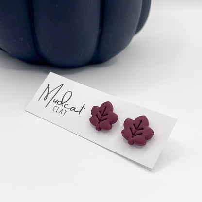 Maple Leaf Studs | Various Colors