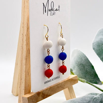 3 Beads | Blue & Orange