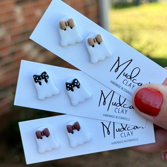 Halloween Earrings | Girly Ghost Studs