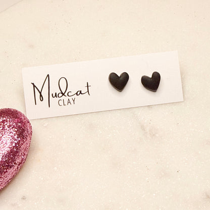Small Heart Studs | Various Colors