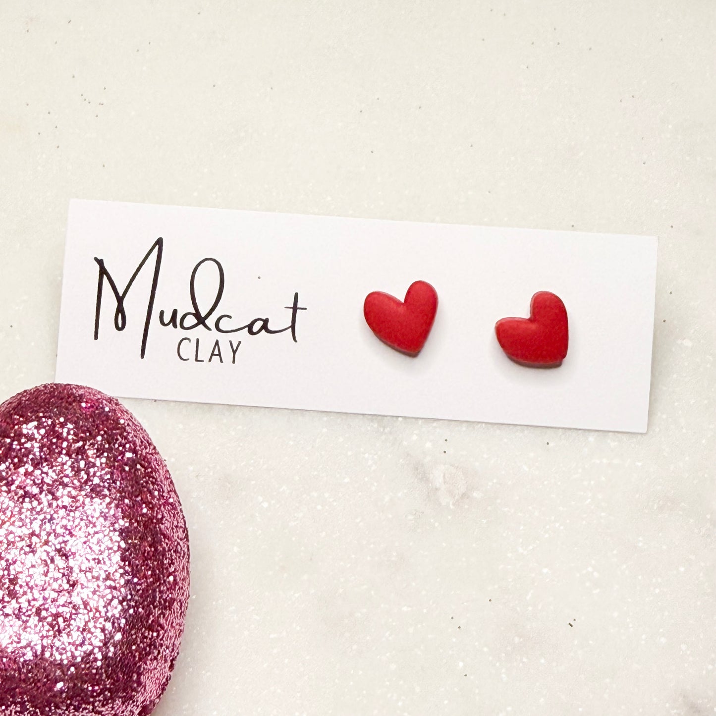 Small Heart Studs | Various Colors