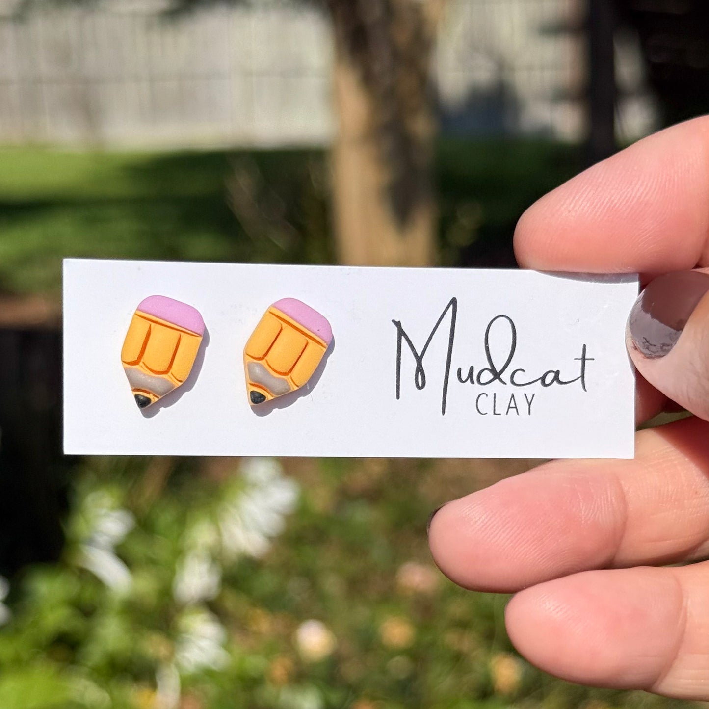 Mini Pencil Earrings