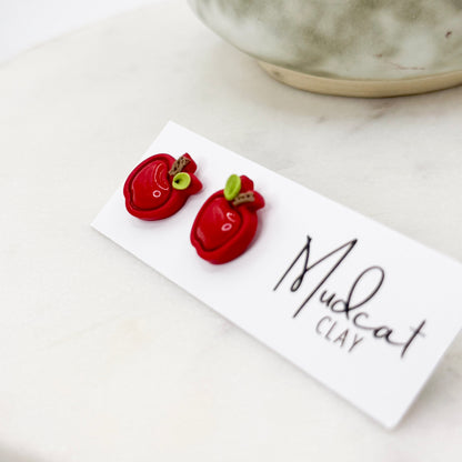 Mini Classic Apple Earrings