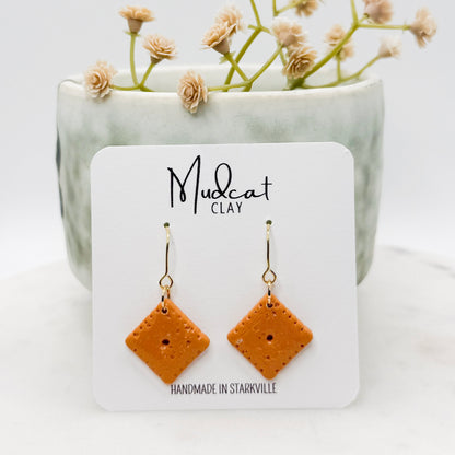Cheez-It Earring Collection | Studs, Drops, & Dangles