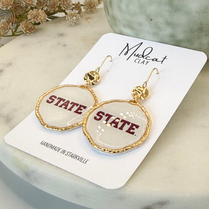 Mississippi State | STATE Halo Earrings