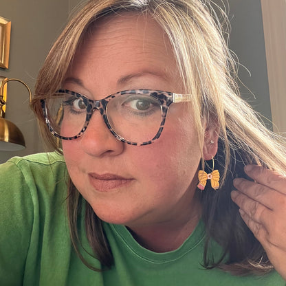 Pencil Bow Earrings