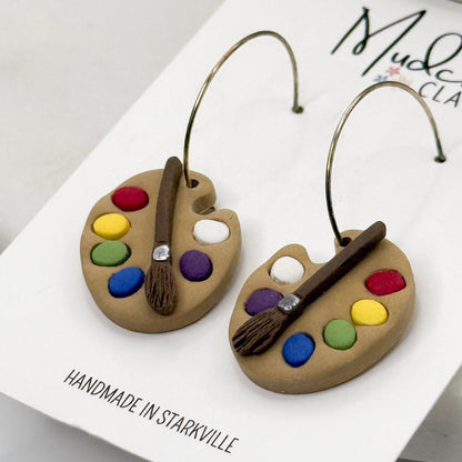 Paint Palette Earrings