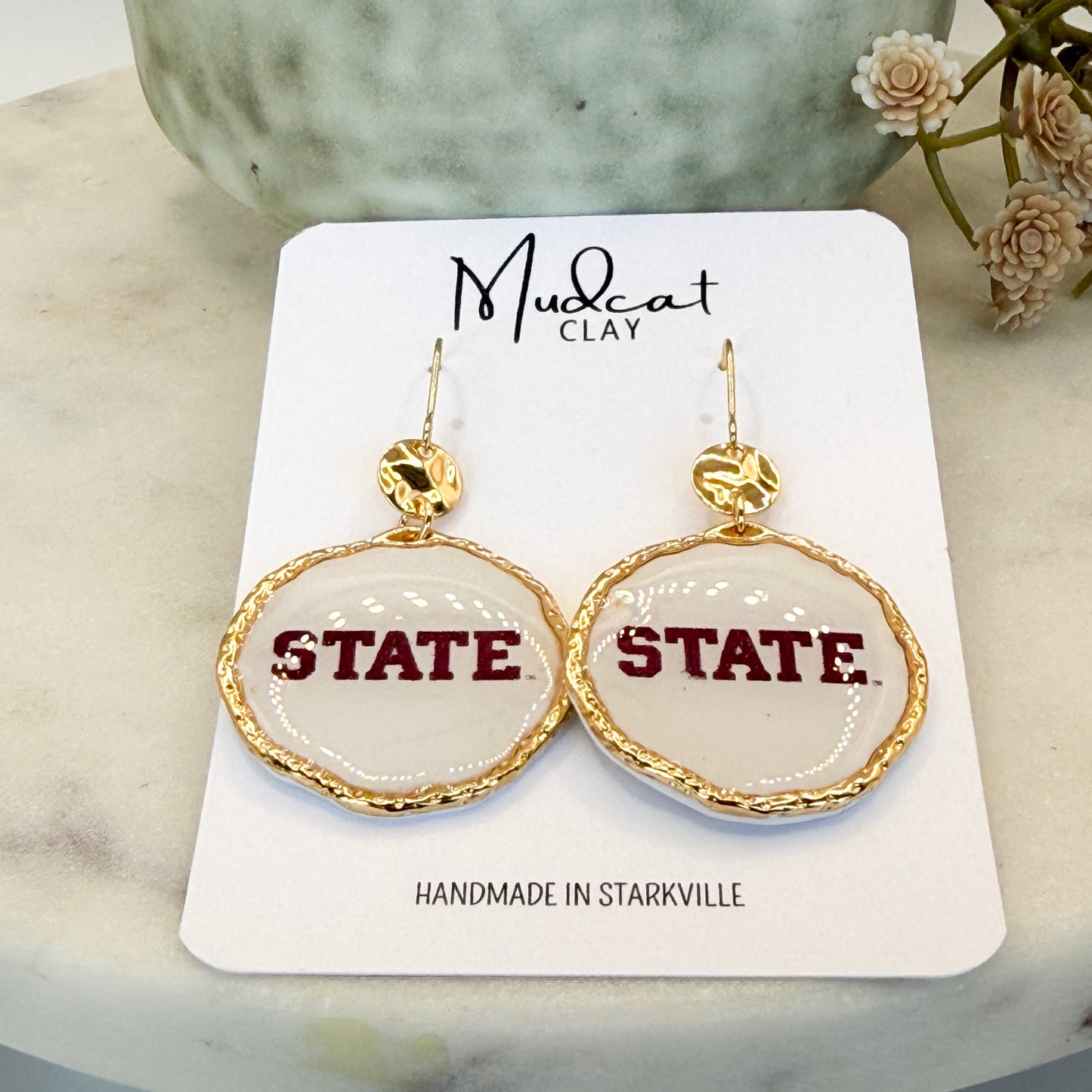 Mississippi State | STATE Halo Earrings