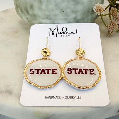Mississippi State | STATE Halo Earrings