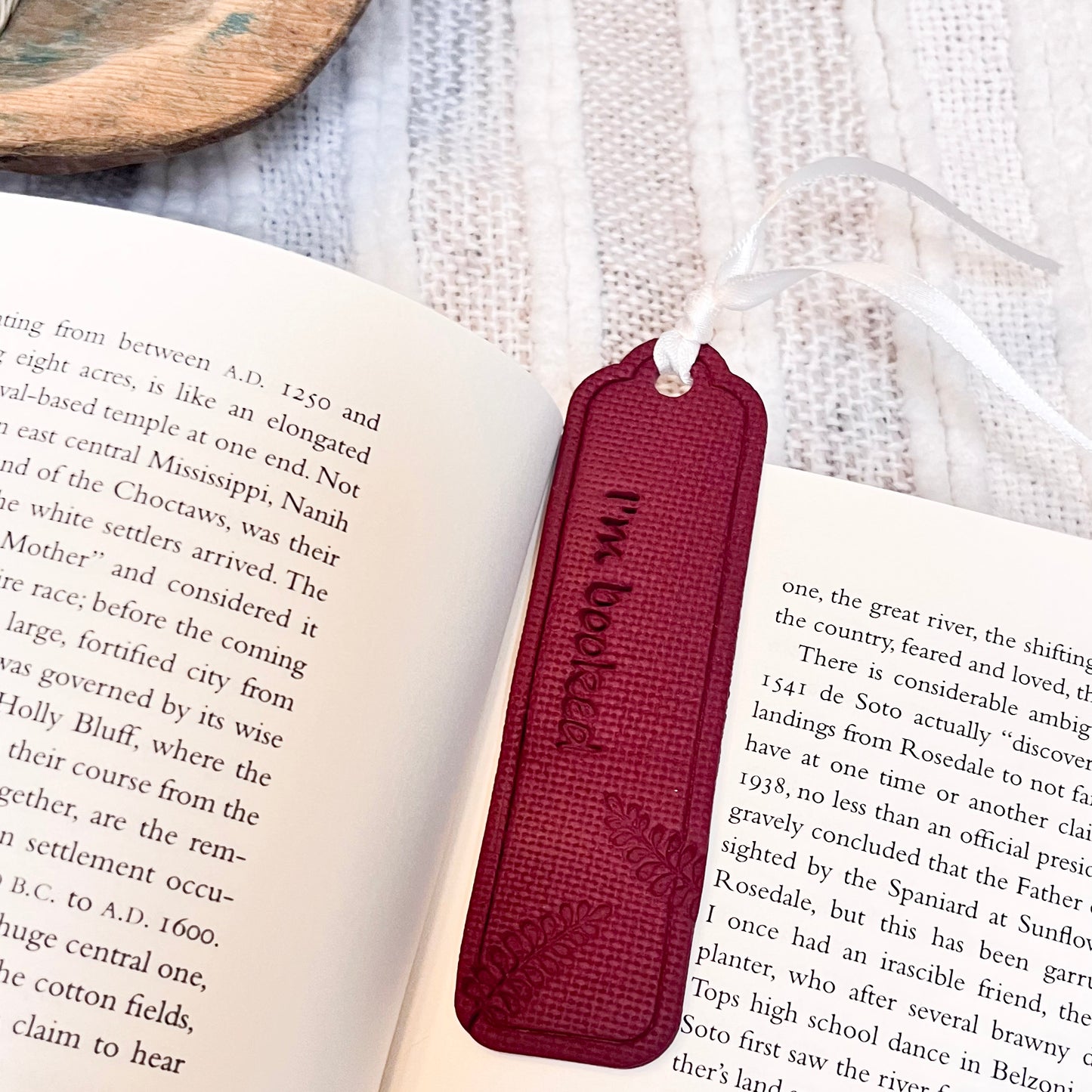 Maroon Bookmarks
