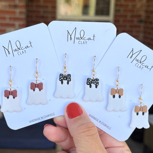 Halloween Earrings | Girly Ghost Dangles