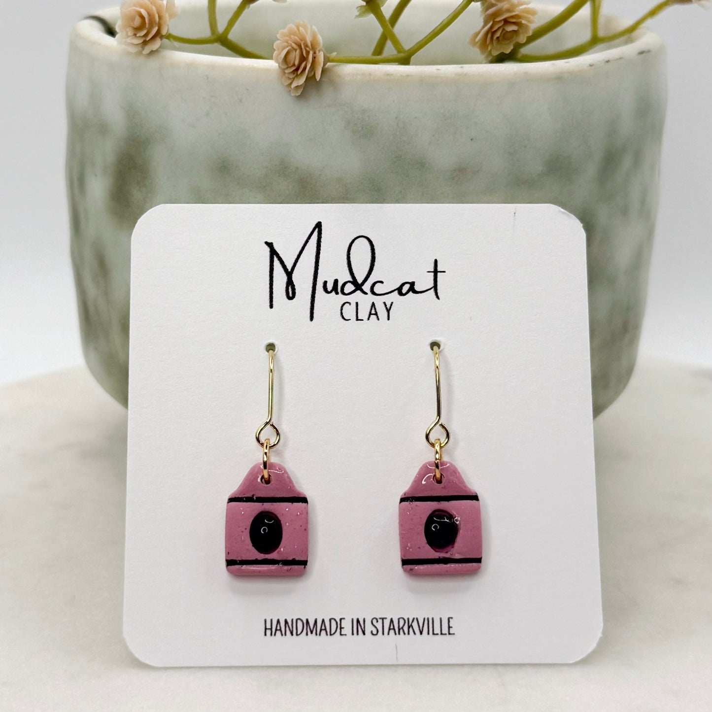 Mini Crayon Earrings