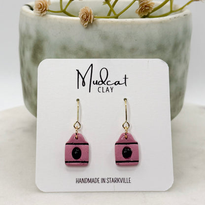 Mini Crayon Earrings