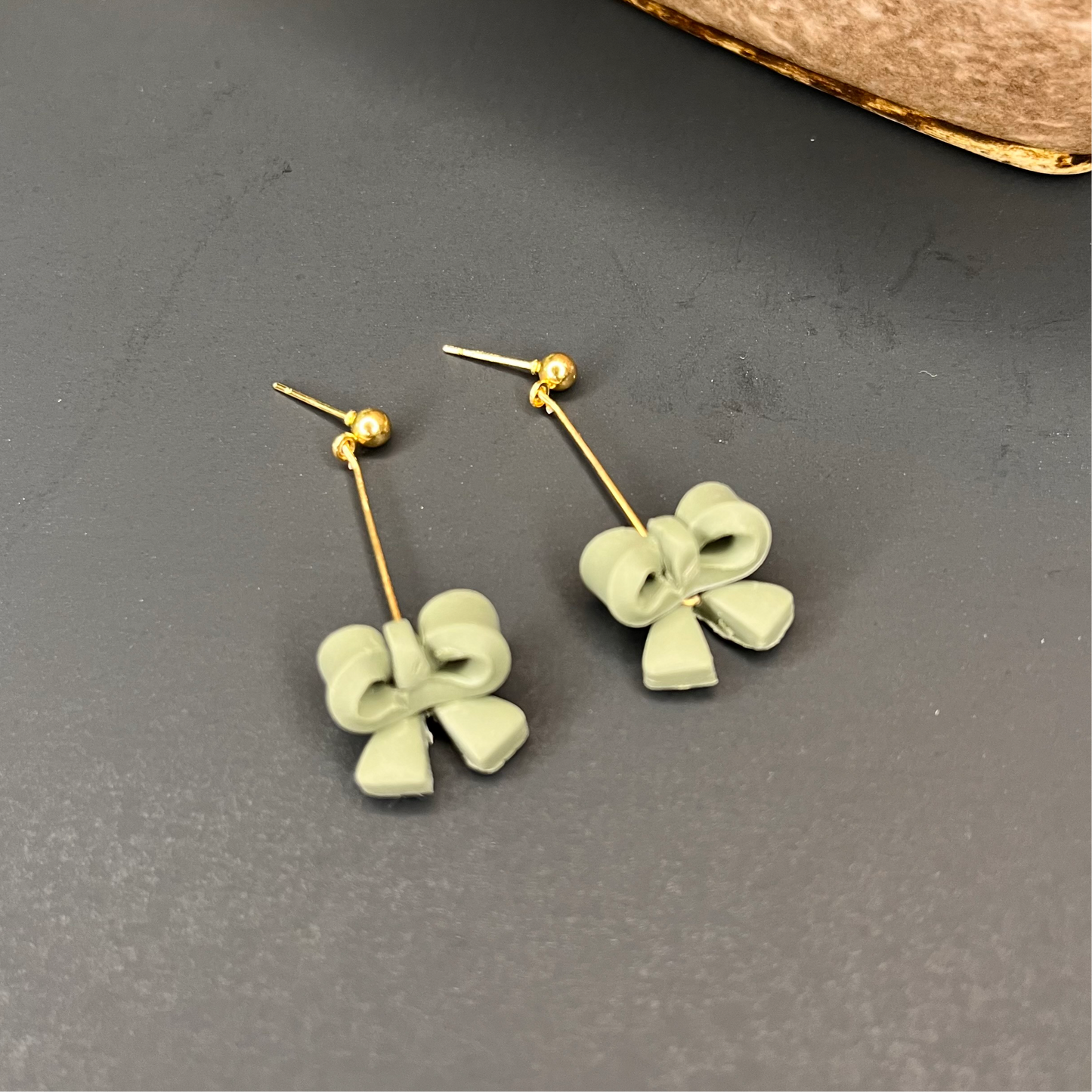 Celadon Green Bows