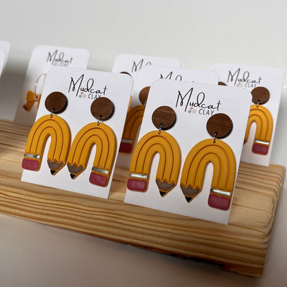 Pencil-Arch Earrings