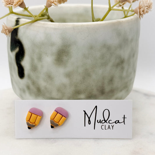 Mini Pencil Earrings
