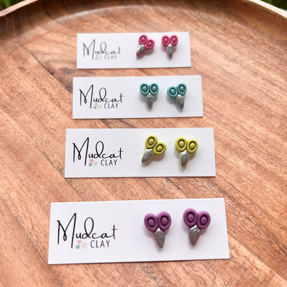 Mini School Scissor Earrings