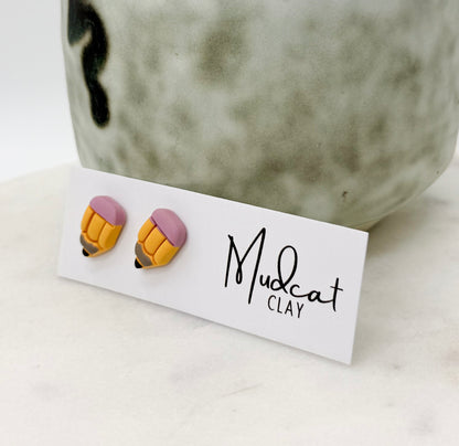 Mini Pencil Earrings