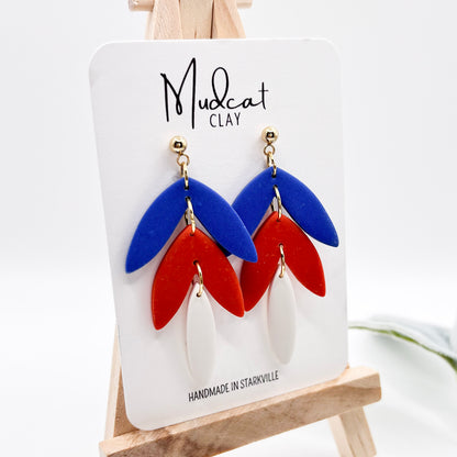 Drop Leaves (3 Tier) | Blue & Orange