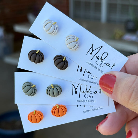 Fall Earrings | Pumpkin Studs