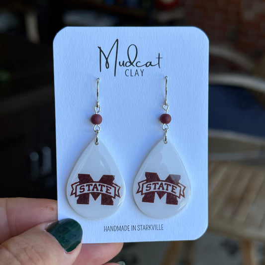 Mississippi State | "M-State" Banner on Long Teardrop
