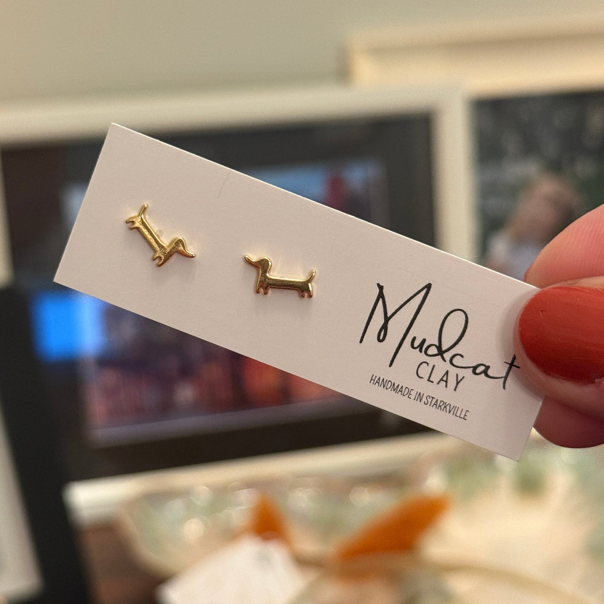 Dachshund Stud Earrings