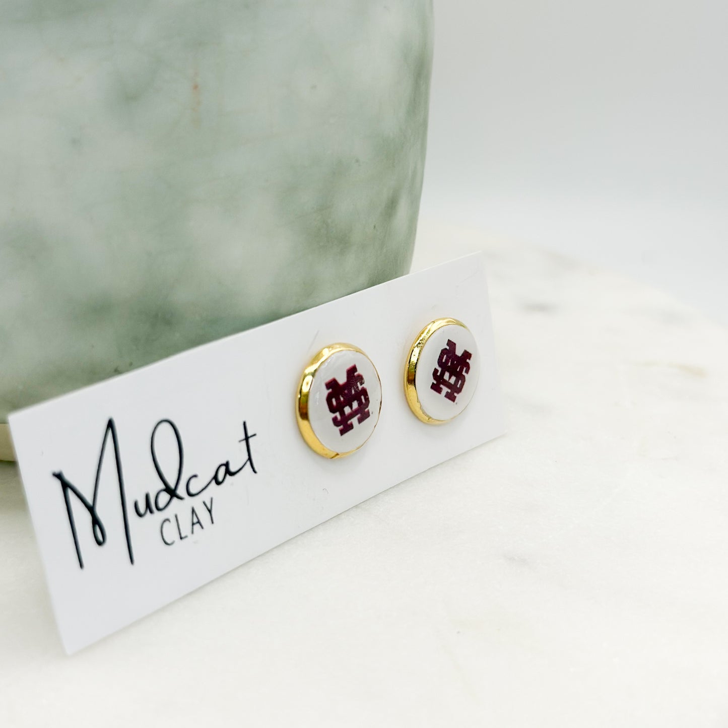 Mississippi State | Bezeled Studs (Various Designs) (WHOLESALE)