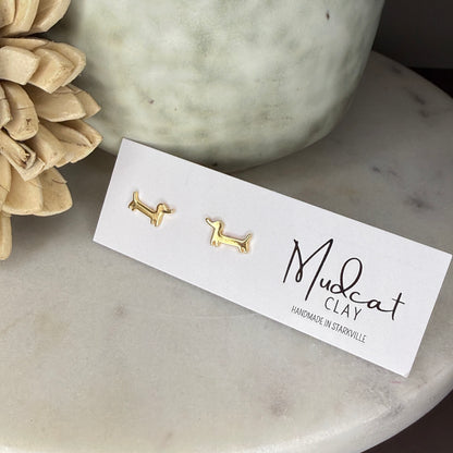 Dachshund Stud Earrings