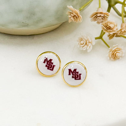 Mississippi State | Bezeled Studs (Various Designs) (WHOLESALE)