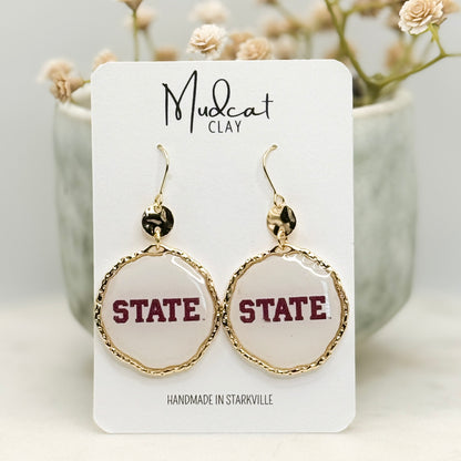 Mississippi State | STATE Halo Earrings