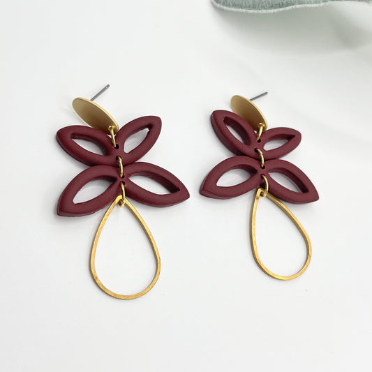 Mere | Maroon & Gold