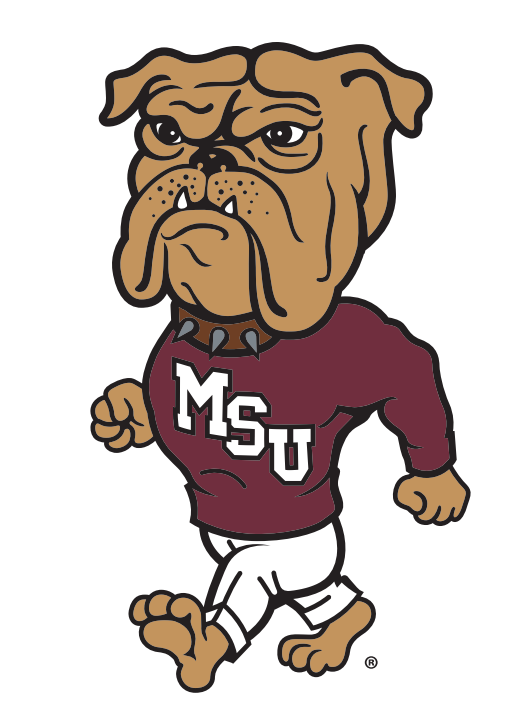 Mississippi State | State of MS Earrings w/ Classic MSU Logos