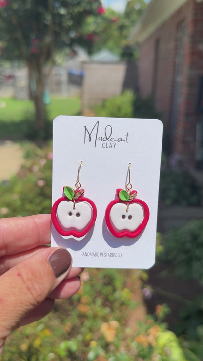 Classic Apple Earrings