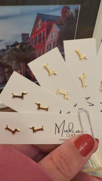 Dachshund Stud Earrings