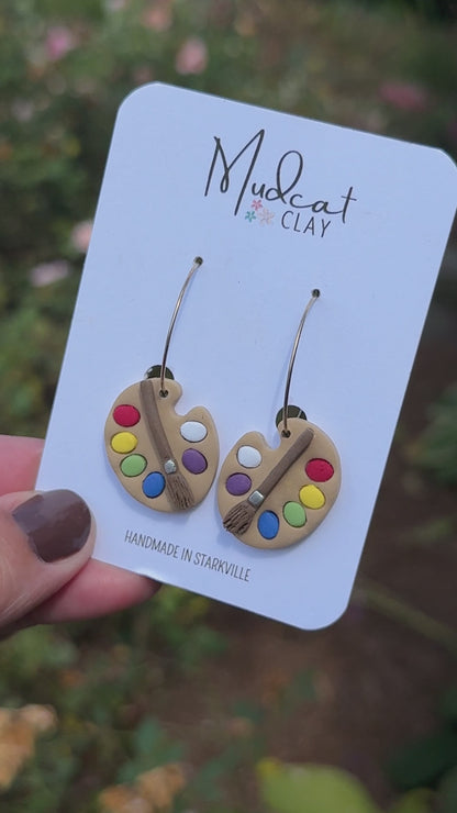 Paint Palette Earrings