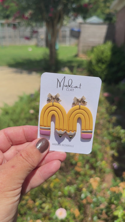 Pencil-Arch Earrings